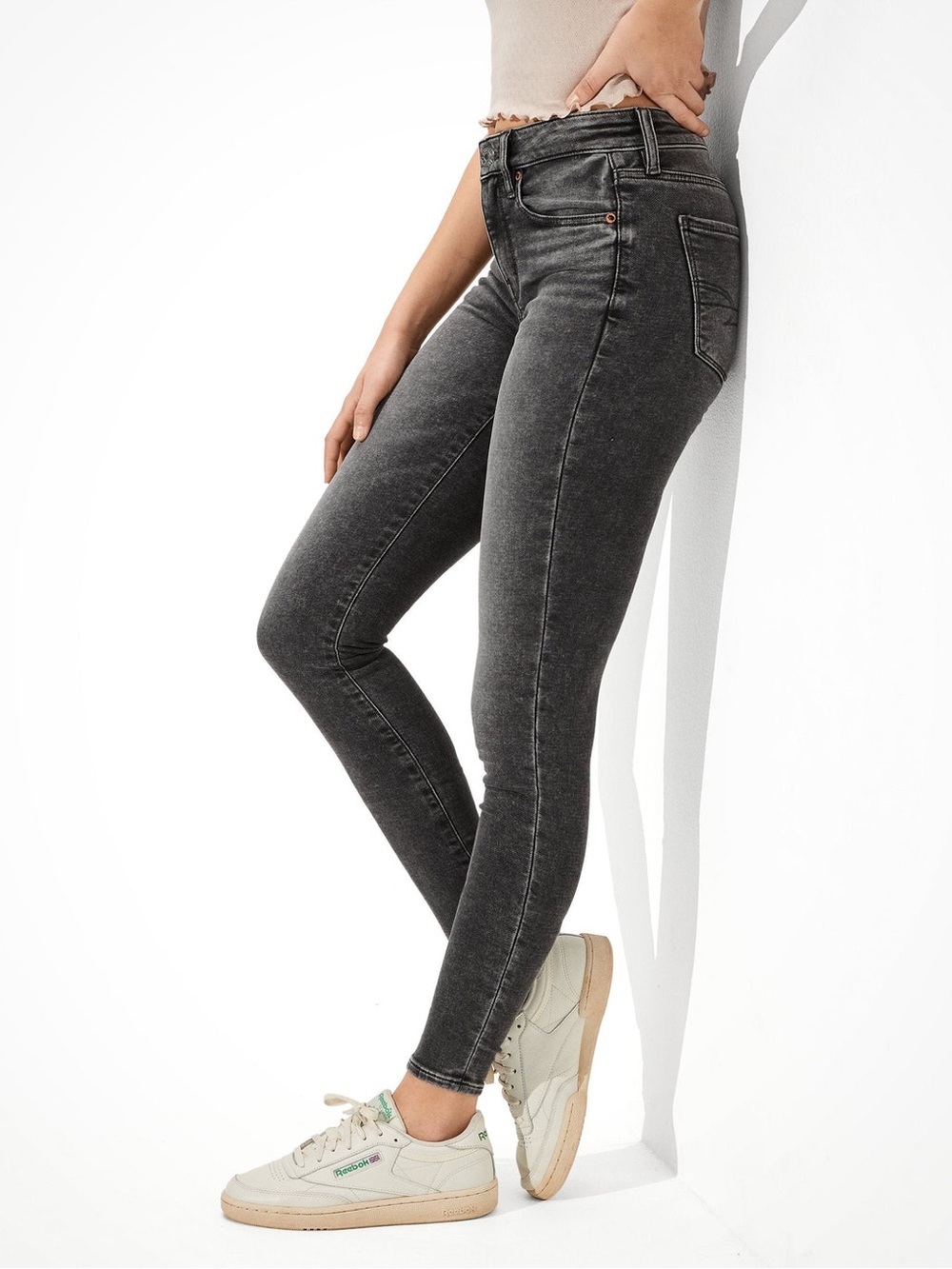 American Eagle AE Ne(X)t Level Curvy Super High-Waisted Jegging - Size 00
